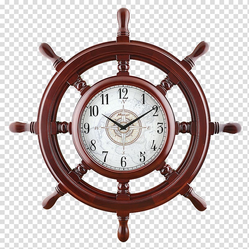 Ships wheel Alarm clock, Electronic bell alarm clocks rudder type