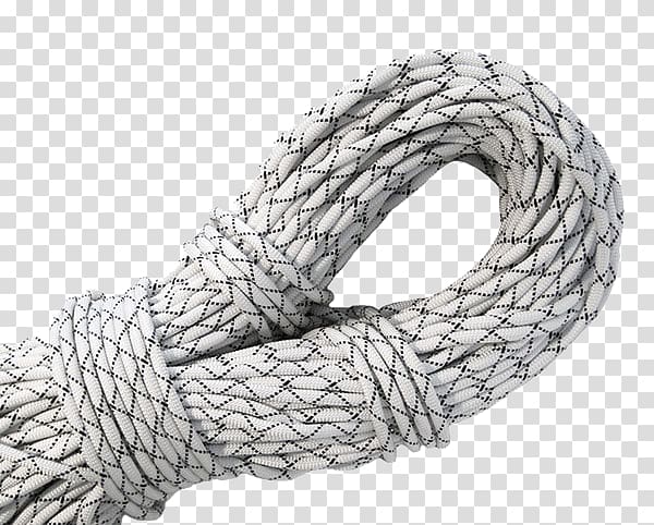 Climbing Rope Cordino Nylon 6 Spring-loaded camming device, rope transparent background PNG clipart