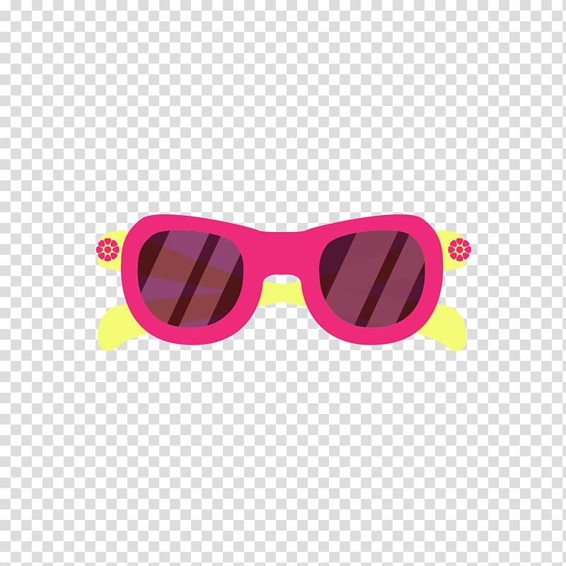 Sunglasses Green Red, Red and green sunglasses transparent background PNG clipart