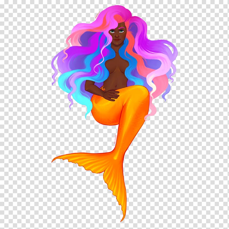 Sea witch Illustrator Mermaid Concept art, mermaid scales transparent background PNG clipart