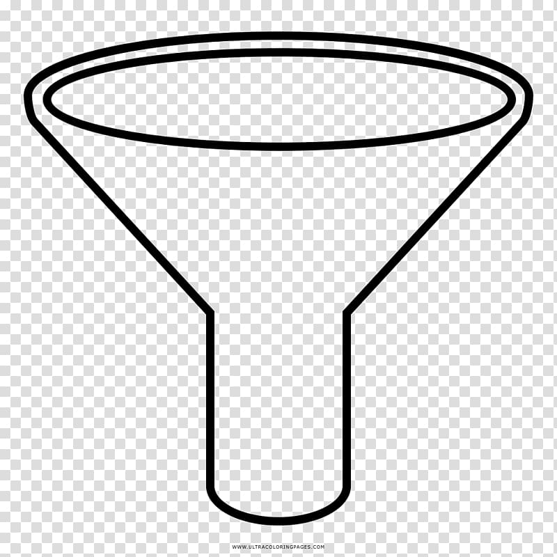 Funnel Drawing Coloring book Line art, prints transparent background PNG clipart