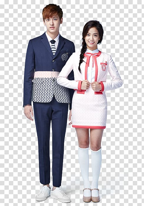 BLACKPINK iKON Girl group School uniform K-pop, ikon hanbin transparent background PNG clipart