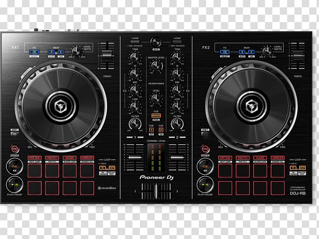 DJ controller Pioneer DJ Disc jockey Pioneer DDJ-RB Pioneer HDJ-700, others transparent background PNG clipart