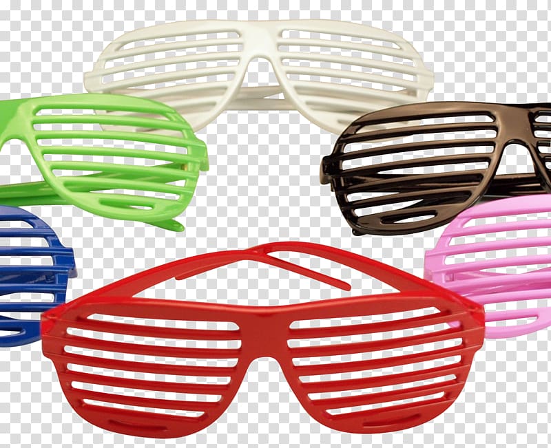 Goggles Sunglasses Shutter shades Party, glasses transparent background PNG clipart