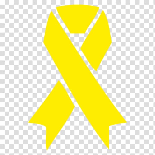 Black ribbon Awareness ribbon Yellow ribbon , GOLDEN RİBBON transparent background PNG clipart