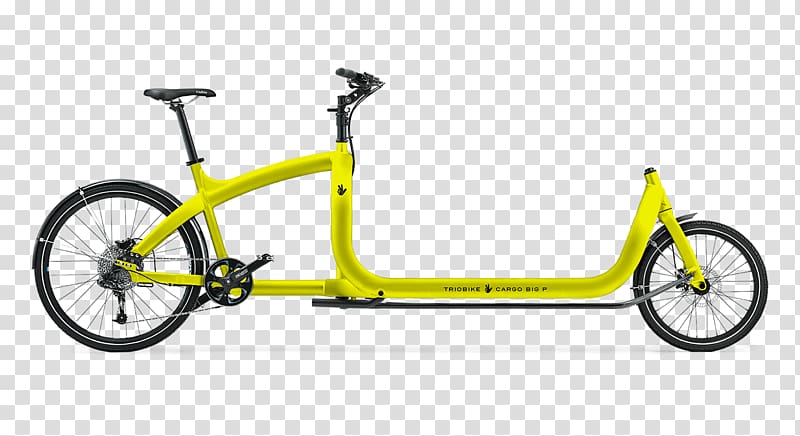 trioBike Cargo Freight bicycle, tandem bicycle transparent background PNG clipart