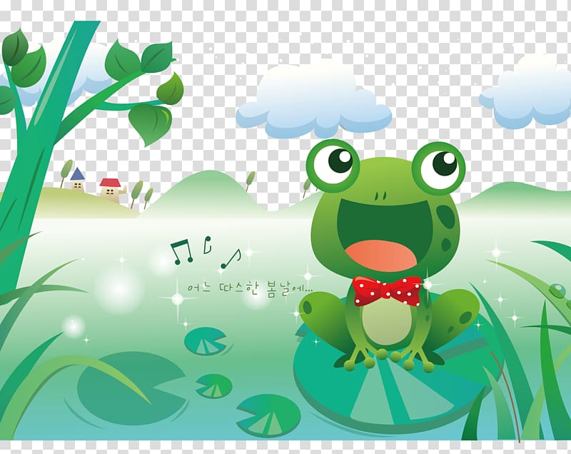 Travel Frog The Walking Pet Anipop, Frog in water transparent background PNG clipart