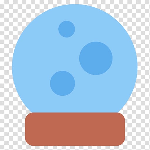 Crystal ball Emoji Divination, Emoji transparent background PNG clipart