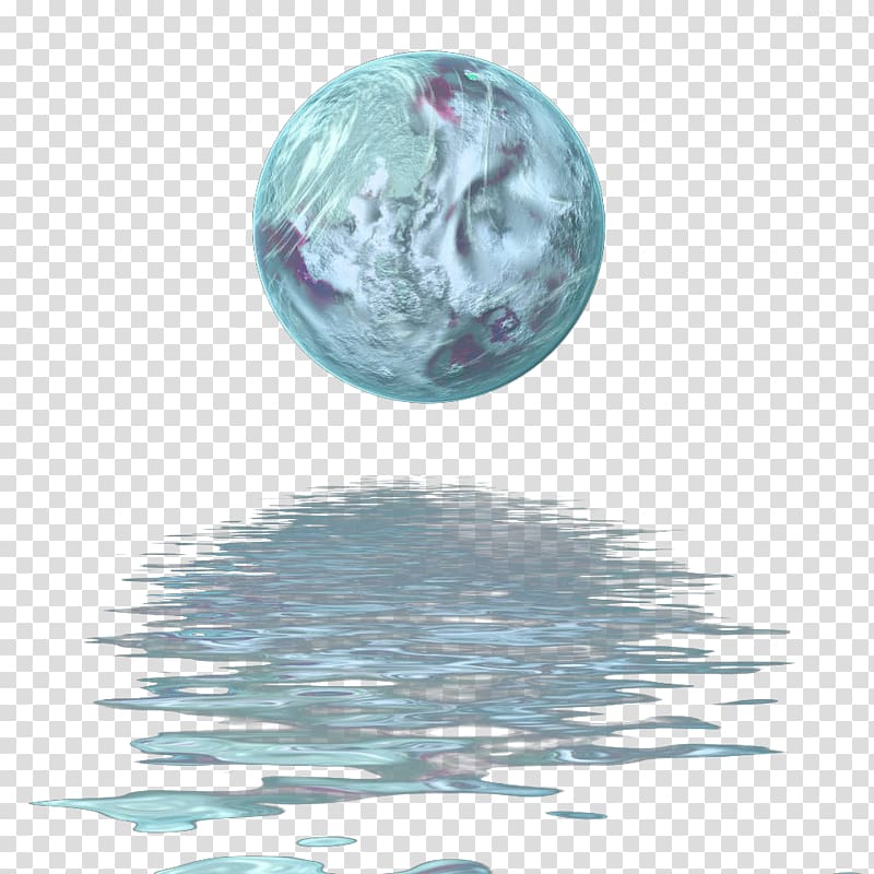 planet water reflection transparent background PNG clipart