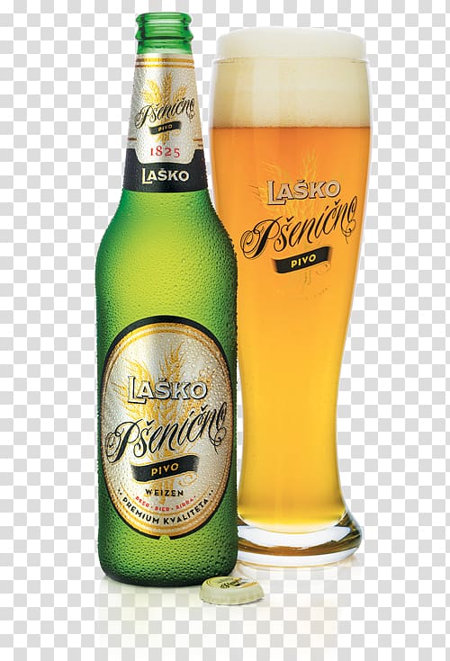 Beer cocktail Wheat beer Laško Lager, beer transparent background PNG clipart