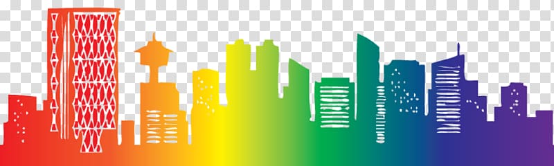 Calgary Skyscraper Silhouette Skyline, polygon city flyer transparent background PNG clipart
