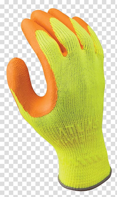 Glove High-visibility clothing Personal protective equipment Shoe size Safety orange, others transparent background PNG clipart