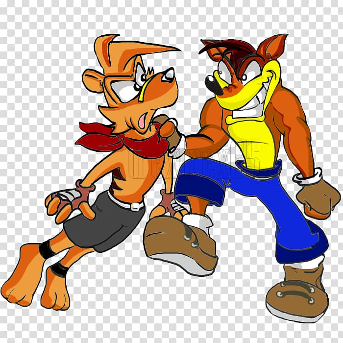 Ty the Tasmanian Tiger Crash Bandicoot: The Wrath of Cortex Crash Bandicoot: Warped Crash Team Racing Crunch Bandicoot, mashallah transparent background PNG clipart