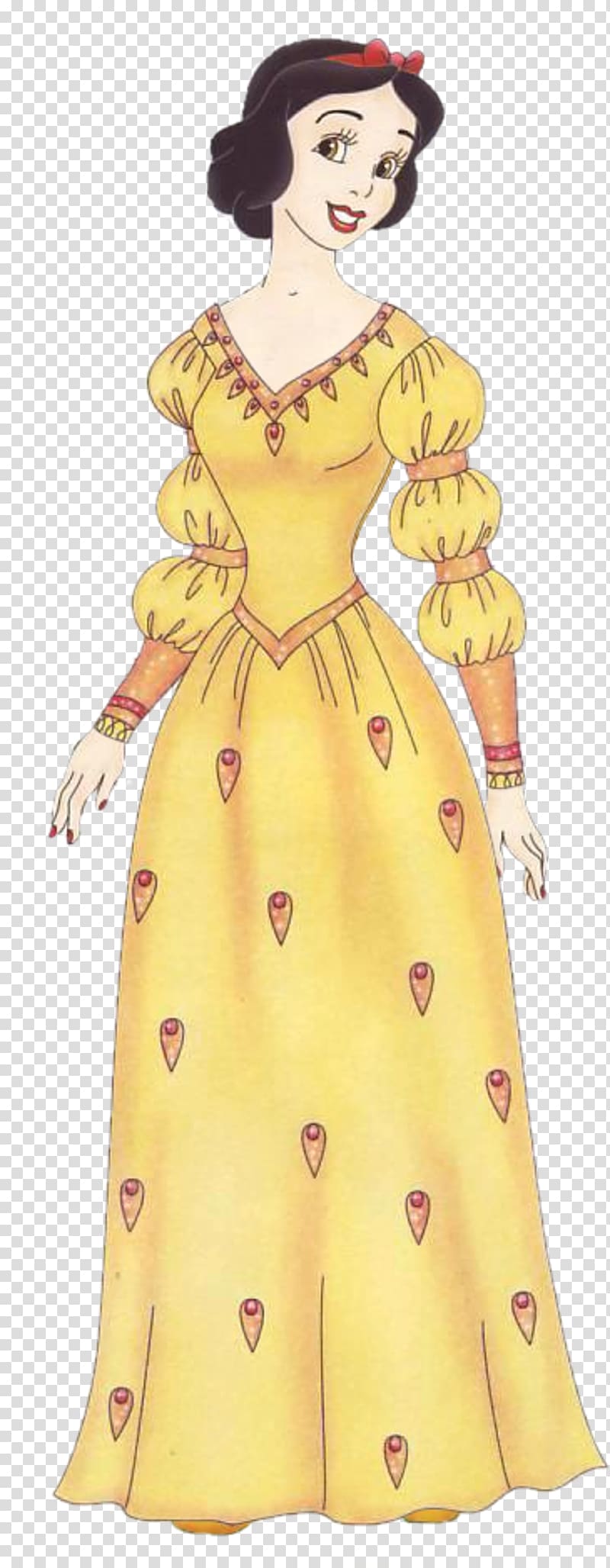 Gown Paper Pattern Clothing Costume, blanche neige transparent background PNG clipart