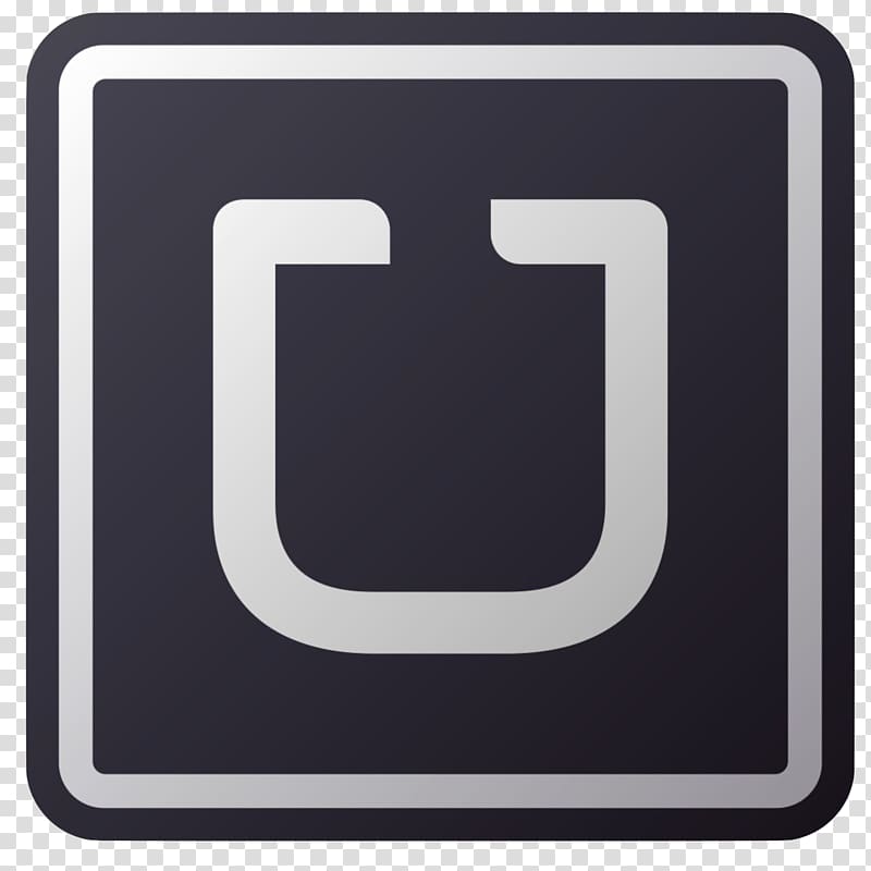 Uber Taxi Logo, driver transparent background PNG clipart