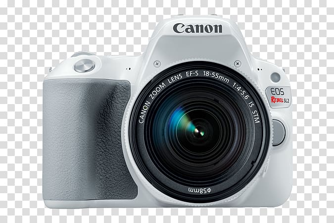 Canon EOS 750D Canon EOS 800D Canon EF-S 18–55mm lens Digital SLR, Canon EF-S 18–55mm Lens transparent background PNG clipart