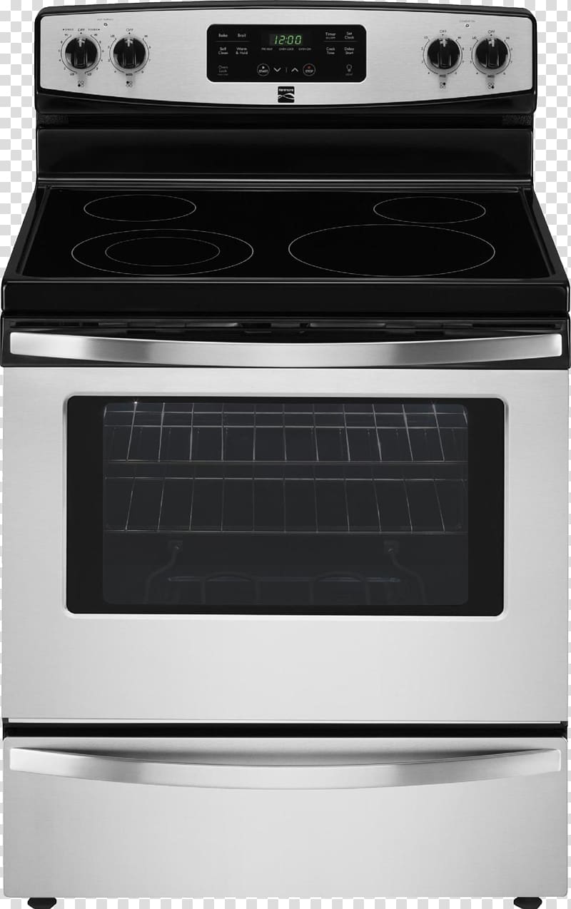 Electric stove Kitchen stove Self-cleaning oven Kenmore, Stove transparent background PNG clipart