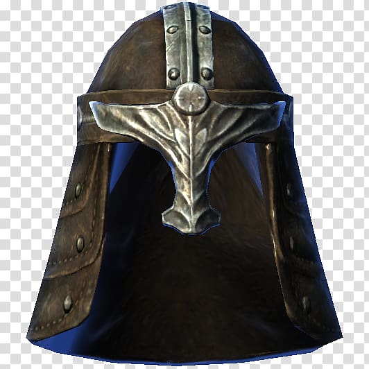 The Elder Scrolls V: Skyrim Combat helmet Body armor Armour, Helmet transparent background PNG clipart