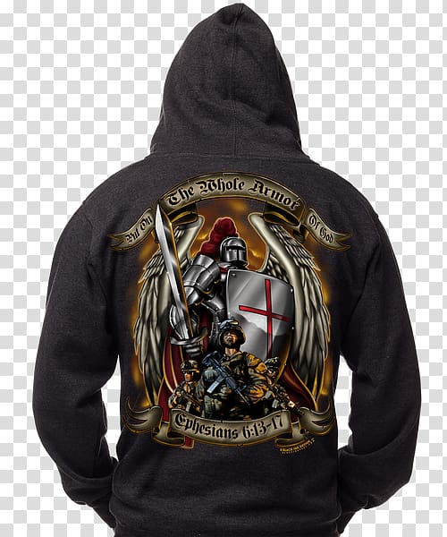 T-shirt Armor of God Hoodie Clothing Military, Armor Of God transparent background PNG clipart