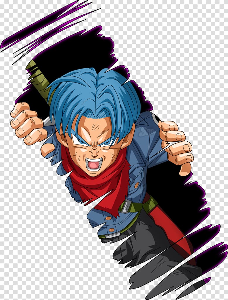 Trunks Goku Vegeta Frieza Super Saiya, fighting transparent background PNG clipart