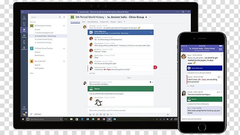 Microsoft Teams Microsoft Office 365 SharePoint, education office supplies transparent background PNG clipart