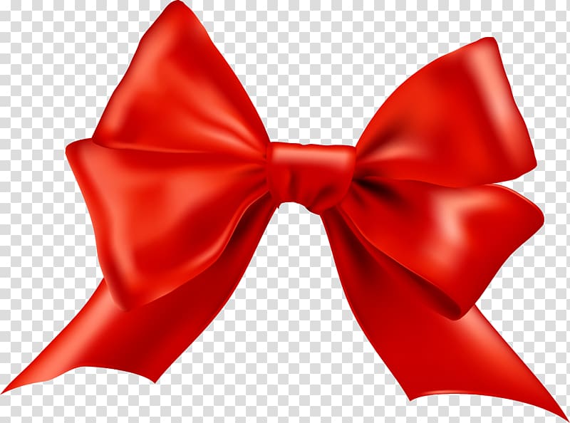 red ribbon art, Bow tie Red Shoelace knot, Hand painted red ribbon bow transparent background PNG clipart