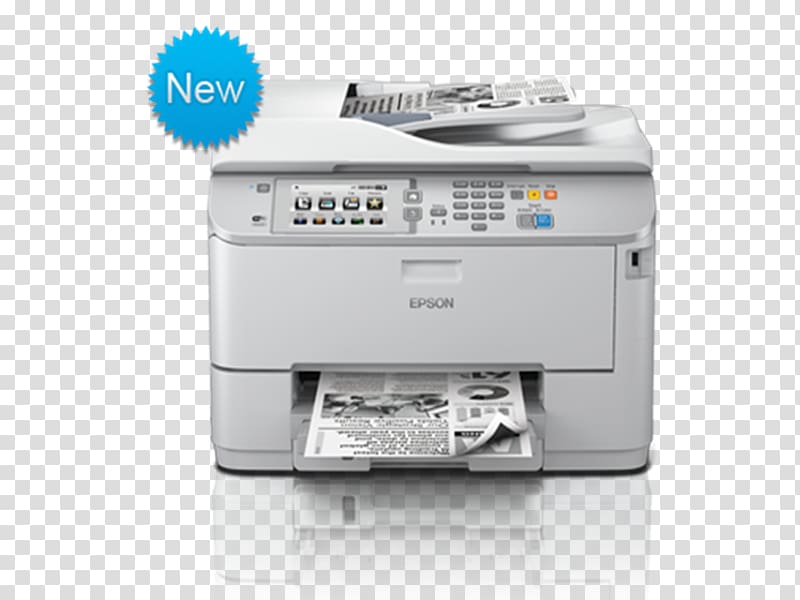 Epson WorkForce Pro WF-5620 Multi-function printer Inkjet printing scanner, printer transparent background PNG clipart