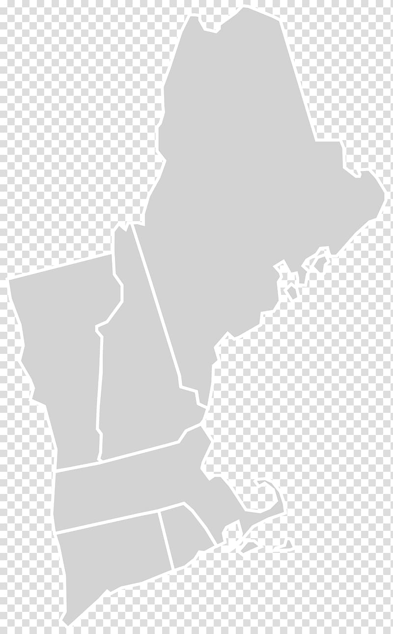 New England Blank map Region, map transparent background PNG clipart