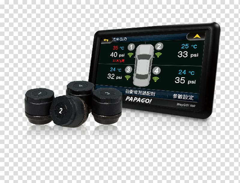 PAPAGO GoSafe Car Video Recorder Translate Abroad, Inc. Global Positioning System Tire-pressure monitoring system, car transparent background PNG clipart