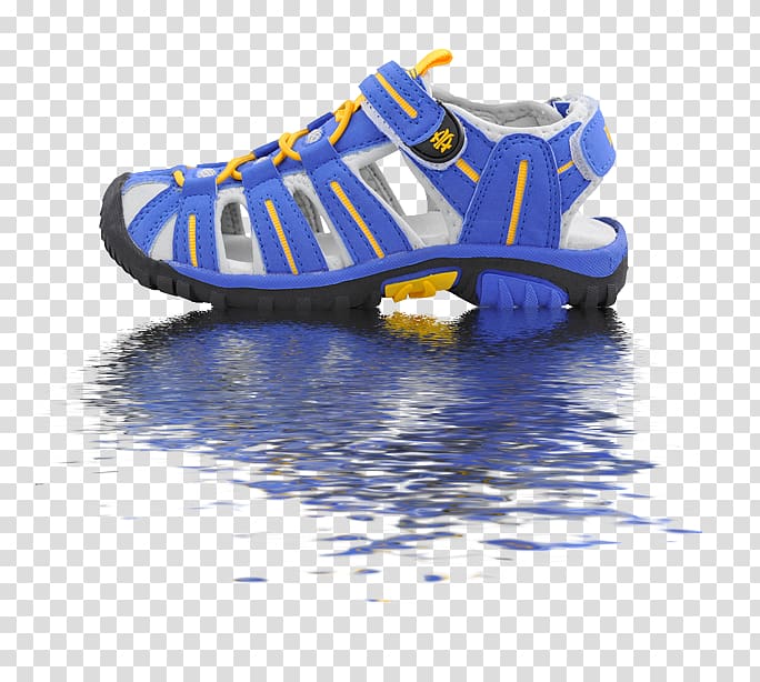 Shoe Sneakers Computer file, Shoes on the water transparent background PNG clipart