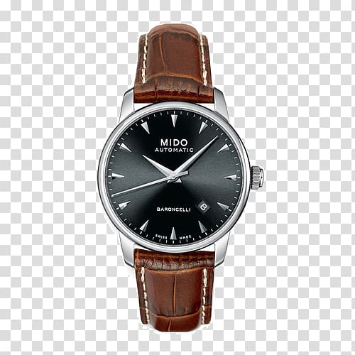 Le Locle Mido Automatic watch Analog watch, Mido Baroncelli watches transparent background PNG clipart