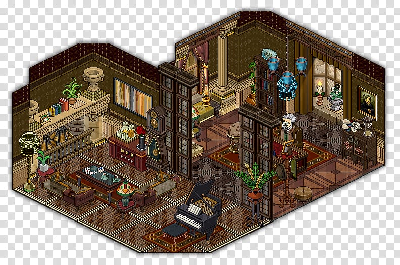 Habbo Drawing Interior Design Services, transparent background PNG clipart