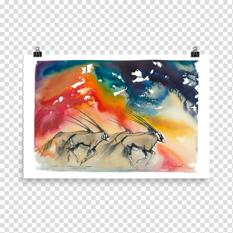 Baboons Art African wild dog A Stormy landscape, Dog transparent background PNG clipart