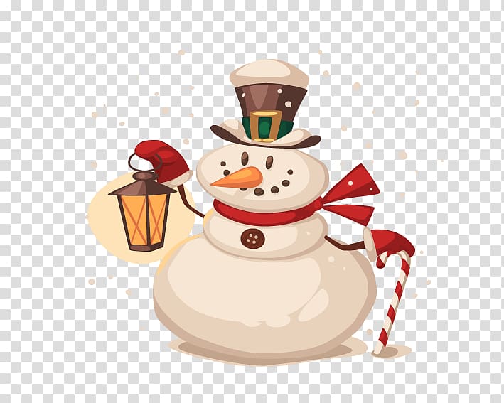 Santa Claus Snowman Christmas Illustration, snowman transparent background PNG clipart