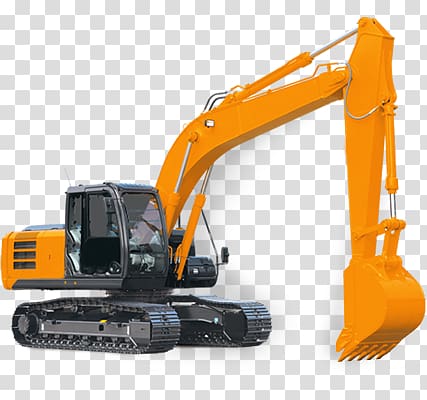 Excavator transparent background PNG clipart