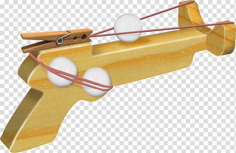 Rubber band gun Weapon Crossbow , penh transparent background PNG clipart