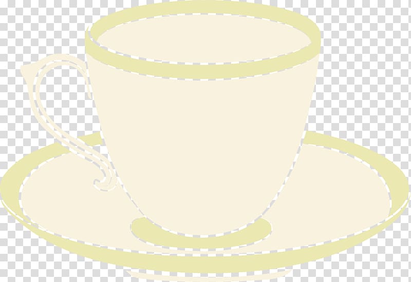 Coffee cup Cafe Saucer, Hand painted green cup saucer transparent background PNG clipart