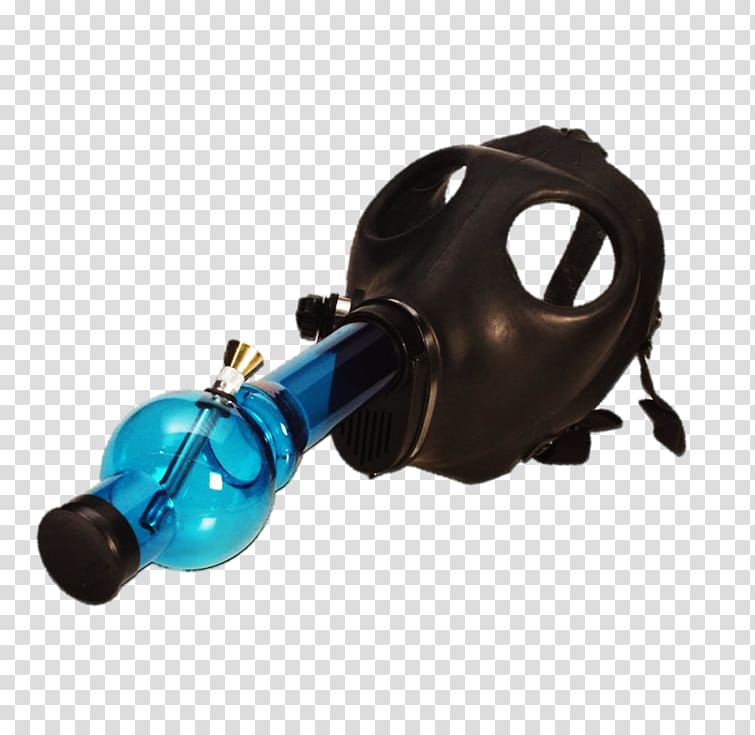 Tobacco pipe Bong Gas mask Cannabis smoking, gas mask transparent background PNG clipart