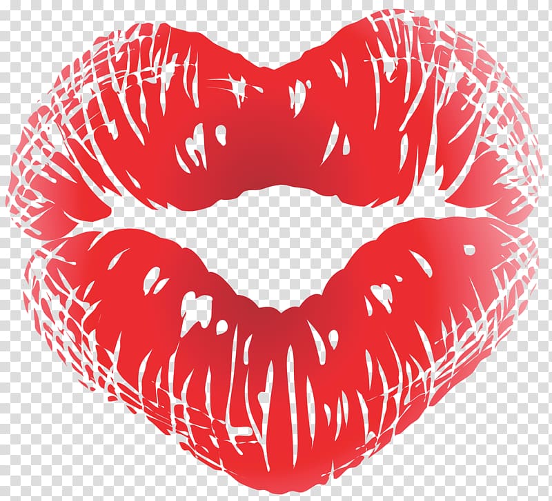 red lips , Kissing traditions Emoticon , Sweet Kiss transparent background PNG clipart