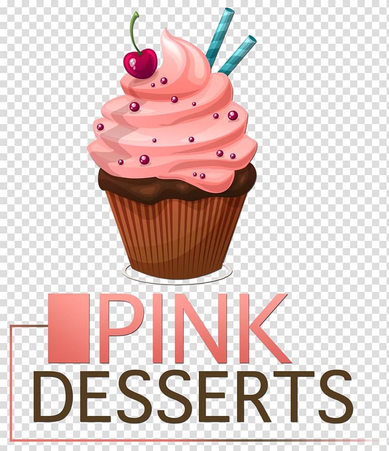 Cupcake Birthday cake Muffin Cherry pie, pink dessert transparent background PNG clipart