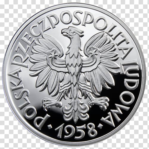 Coin Silver Poland Gold Numismatics, Coin transparent background PNG clipart