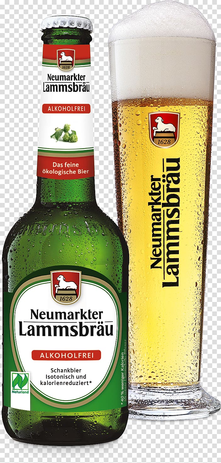 Neumarkter Lammsbräu Low-alcohol beer Organic food Distilled beverage, beer transparent background PNG clipart