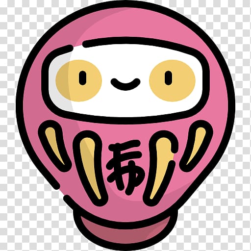 Computer Icons Daruma doll Smiley , smiley transparent background PNG clipart