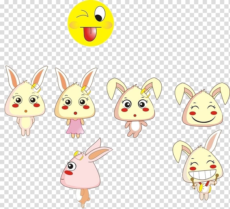 Easter Bunny Rabbit Cartoon Cuteness, rabbit transparent background PNG clipart