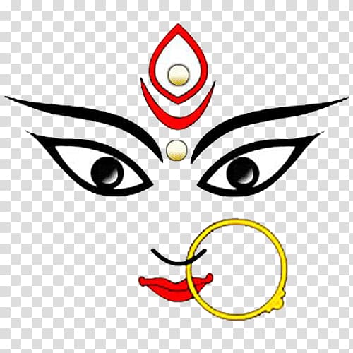 Hindu deity poster, Durga Puja , hinduism transparent background PNG clipart