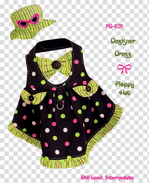 Hoodie Dog Polka dot Clothing Pattern, girls clothes pattern transparent background PNG clipart