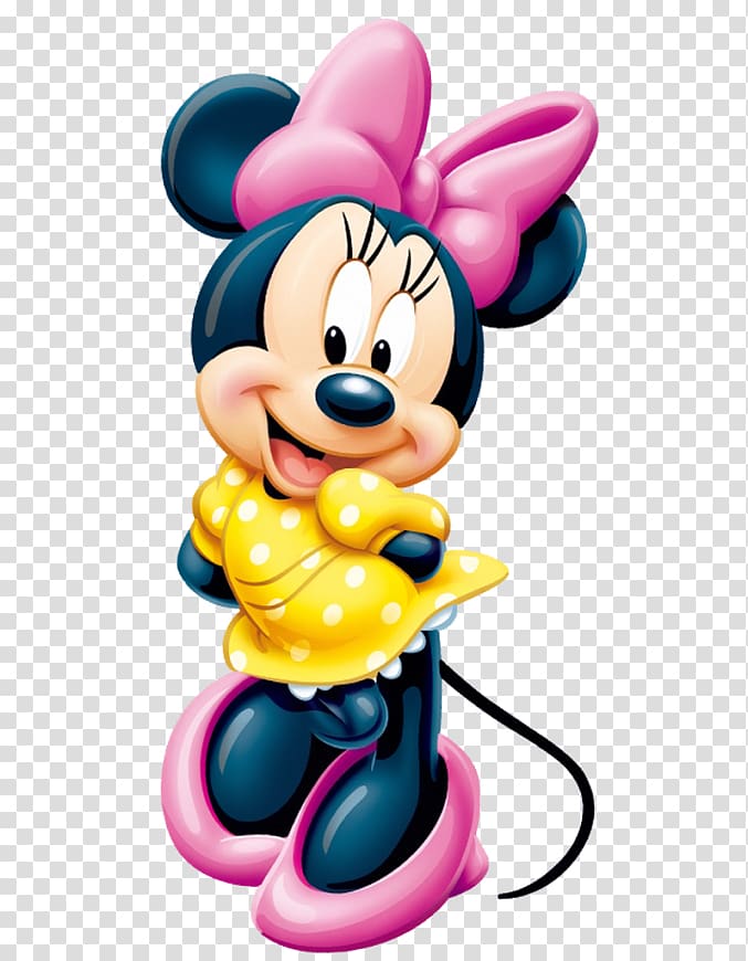 Minnie Mouse illustration, Minnie Mouse Mickey Mouse Daisy Duck , MINNIE transparent background PNG clipart