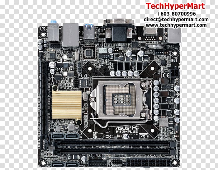 Intel LGA 1151 Mini-ITX CPU socket Motherboard, mini Market transparent background PNG clipart