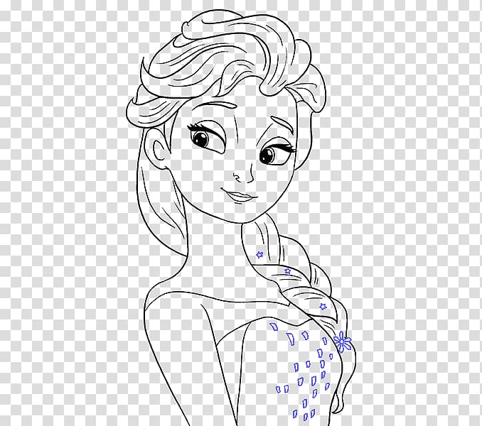 Elsa Anna Olaf YouTube Drawing, elsa transparent background PNG clipart