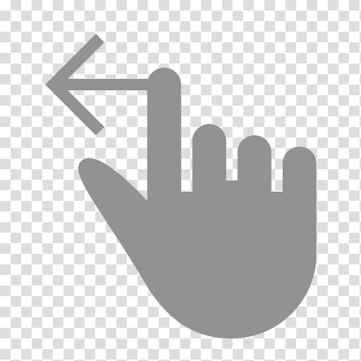 Computer Icons Gesture Symbol Finger, swipe transparent background PNG clipart